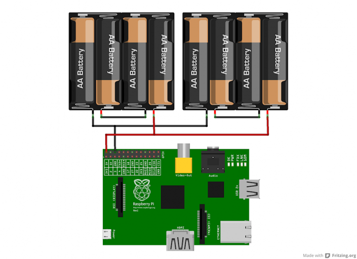 Feeding Raspberry Pi through GPIO