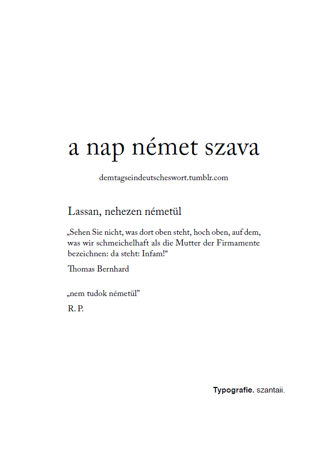 a nap német szava